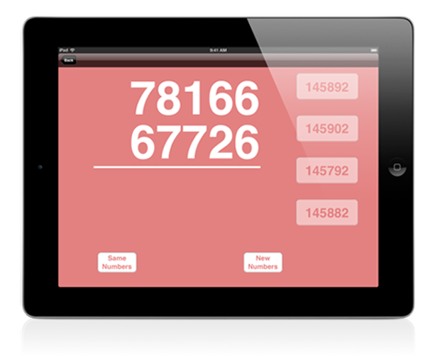 Image of Addition Concentrated on iPad